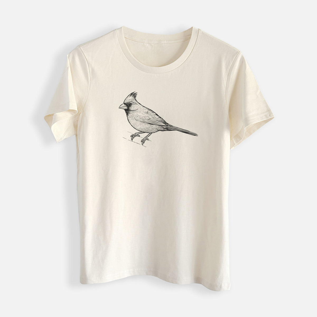 Northern Cardinal - Cardinalis cardinalis - Womens Everyday Maple Tee