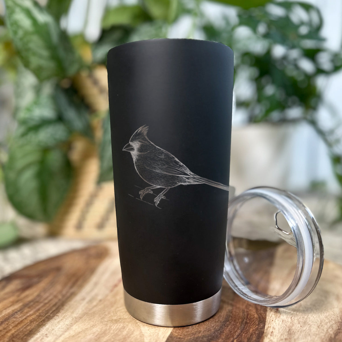 Northern Cardinal - Cardinalis cardinalis - 20oz Polar Insulated Tumbler