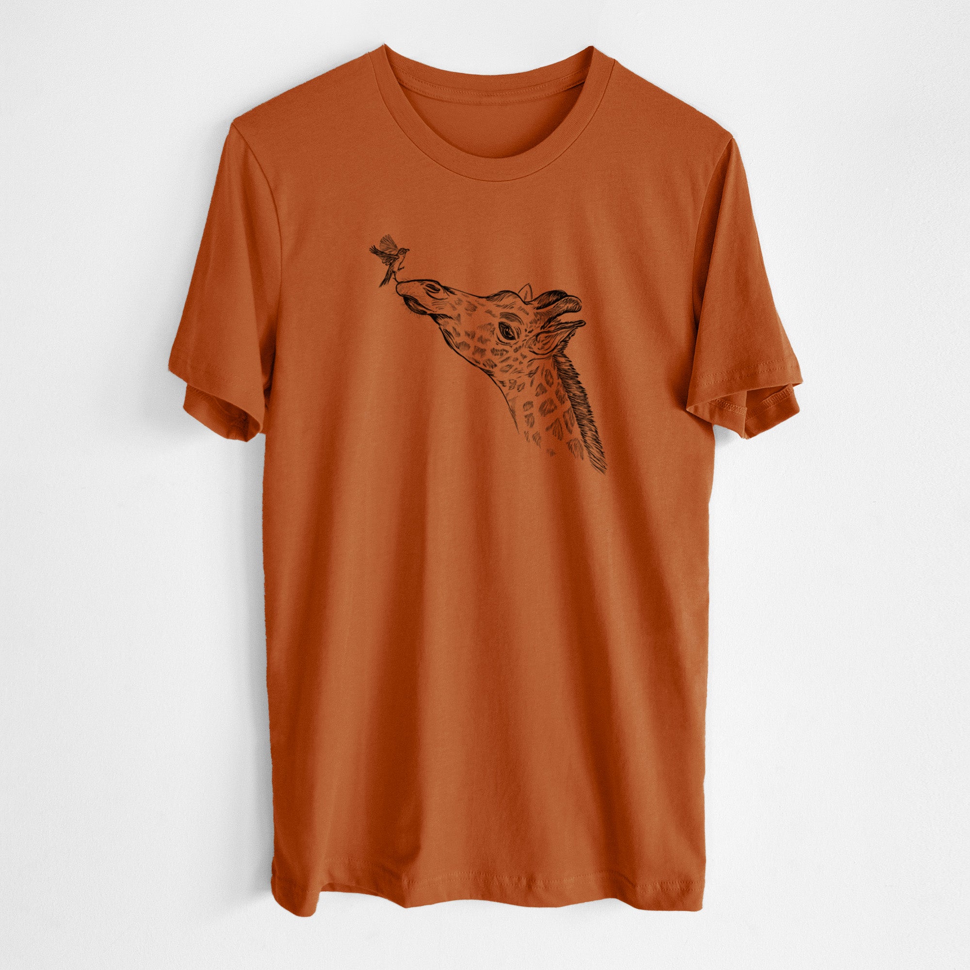 Northern Giraffe - Giraffa camelopardalis - Lightweight 100% Cotton Unisex Crewneck
