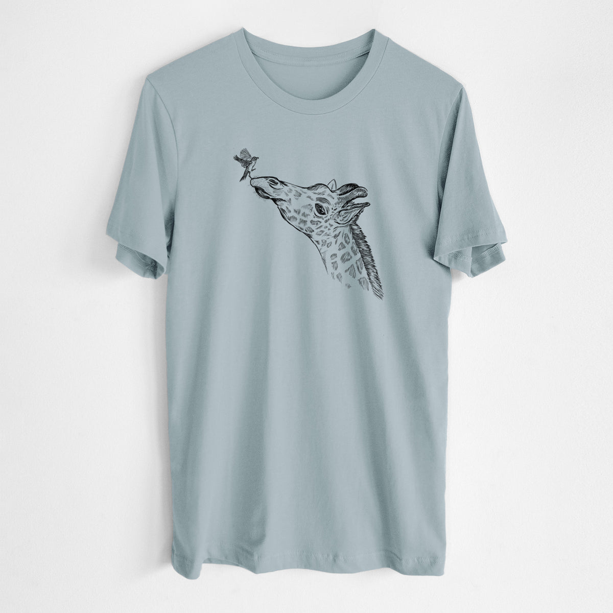 Northern Giraffe - Giraffa camelopardalis - Lightweight 100% Cotton Unisex Crewneck