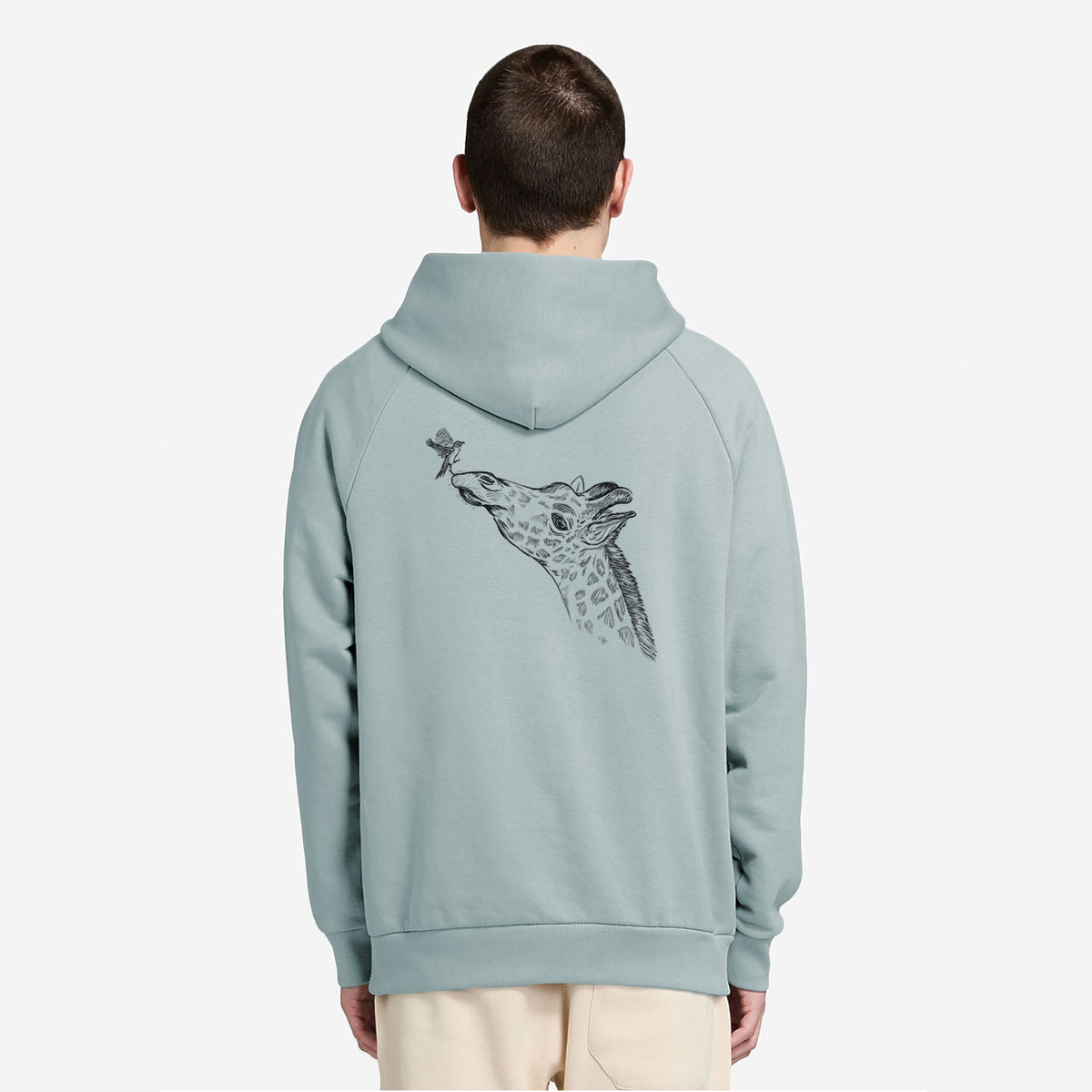 Northern Giraffe - Giraffa camelopardalis - UltraLuxe Heavyweight French Terry Hoodie