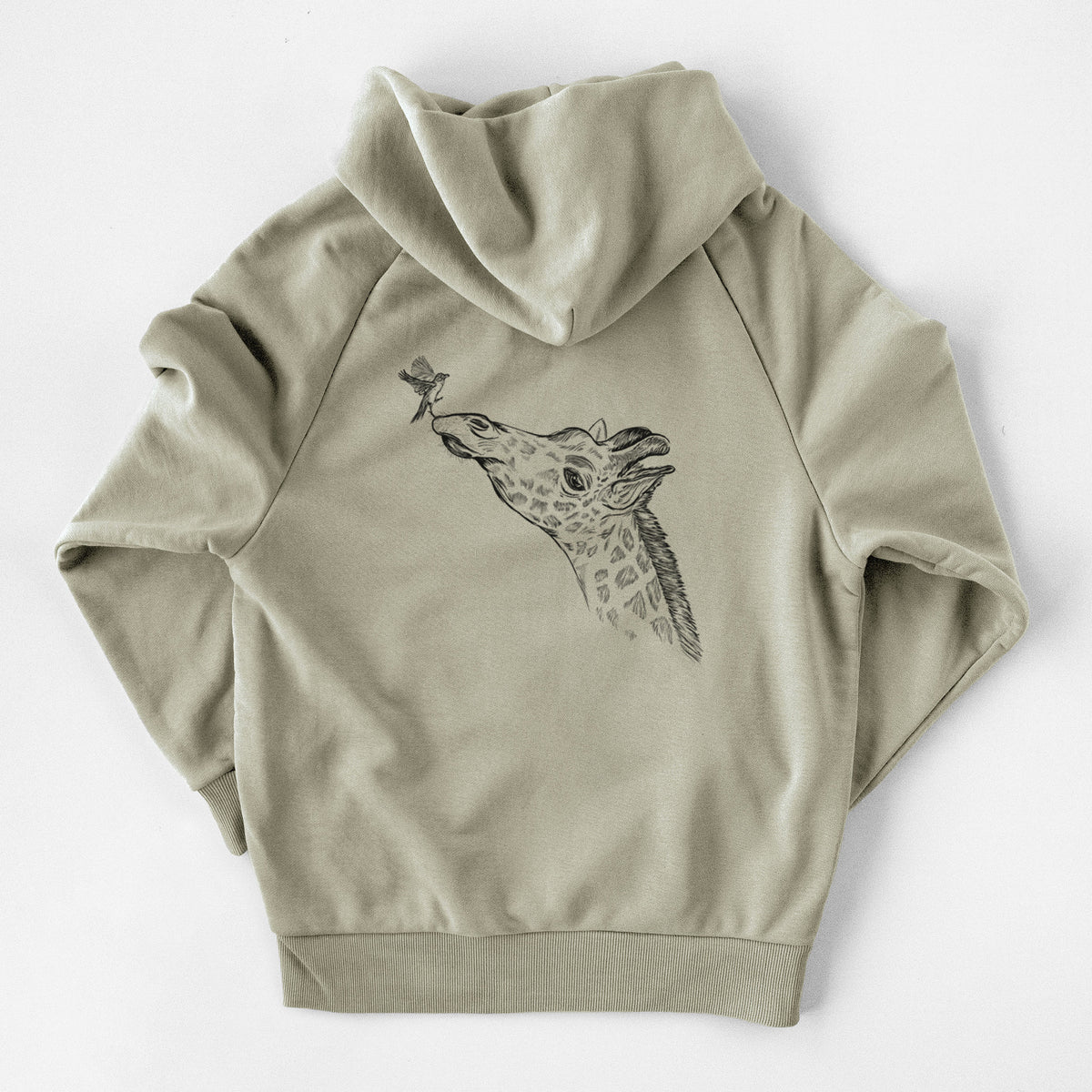 Northern Giraffe - Giraffa camelopardalis - UltraLuxe Heavyweight French Terry Hoodie