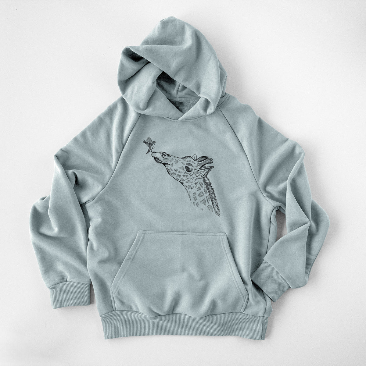 Northern Giraffe - Giraffa camelopardalis - UltraLuxe Heavyweight French Terry Hoodie