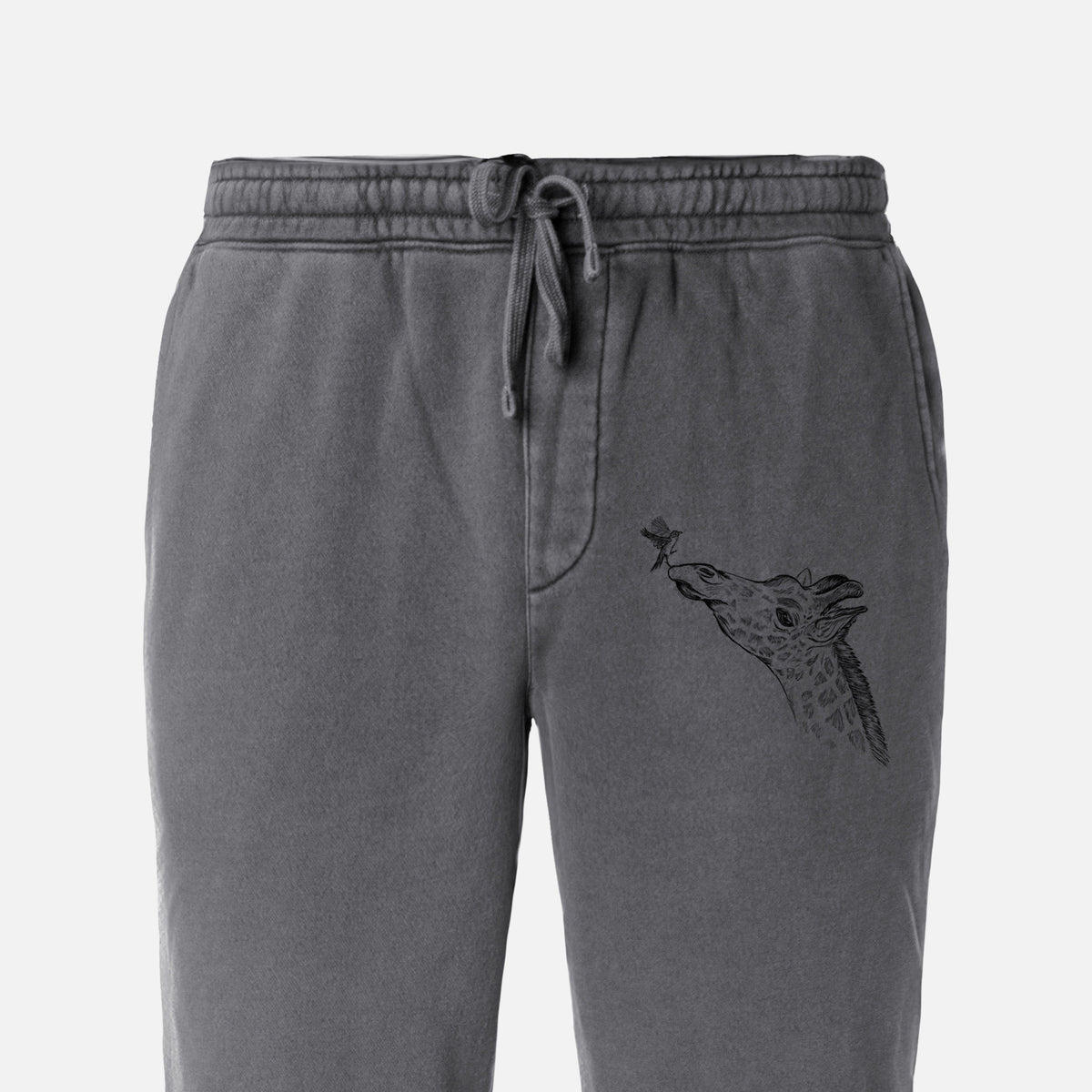 Northern Giraffe - Giraffa camelopardalis - Unisex Pigment Dyed Sweatpants