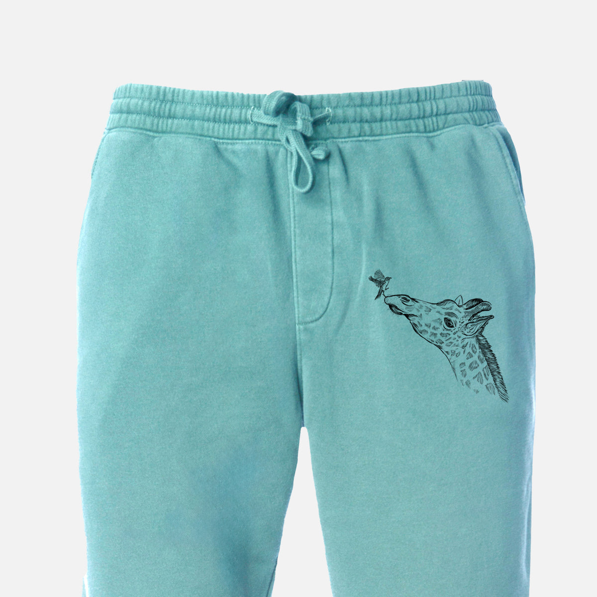 Northern Giraffe - Giraffa camelopardalis - Unisex Pigment Dyed Sweatpants