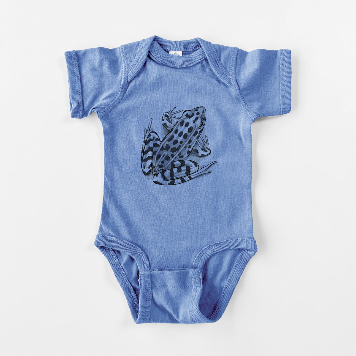 Northern Leopard Frog - Lithobates pipiens - Baby Fine Jersey Bodysuit