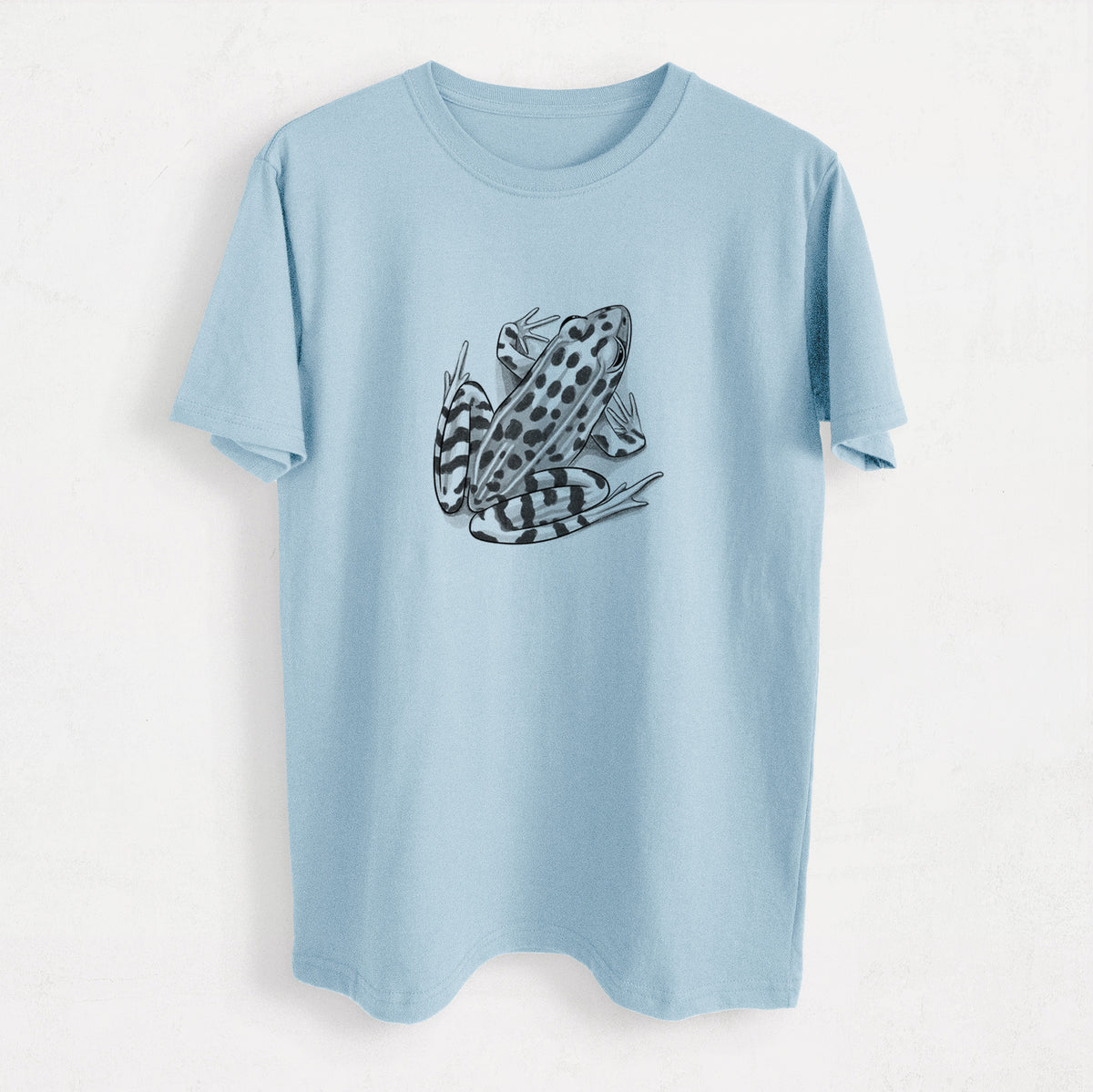 Northern Leopard Frog - Lithobates pipiens - Heavyweight Men&#39;s 100% Organic Cotton Tee