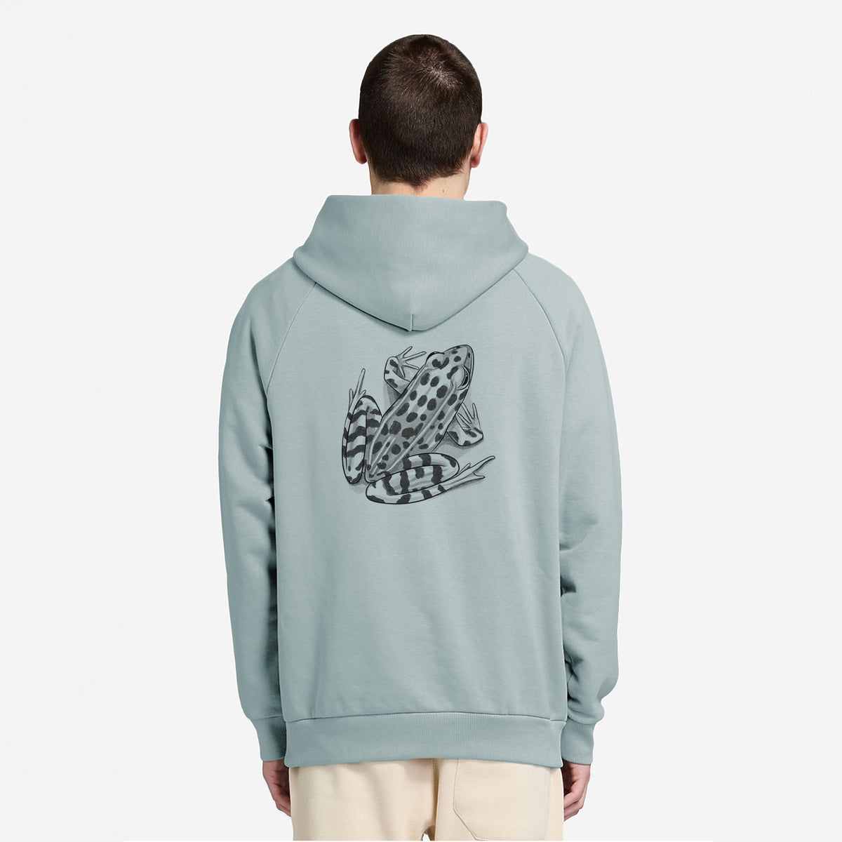 Northern Leopard Frog - Lithobates pipiens - UltraLuxe Heavyweight French Terry Hoodie