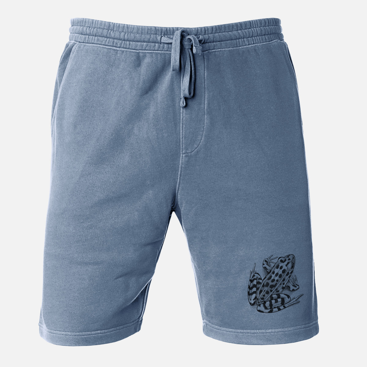 Northern Leopard Frog - Lithobates pipiens - Unisex Pigment Dyed Shorts