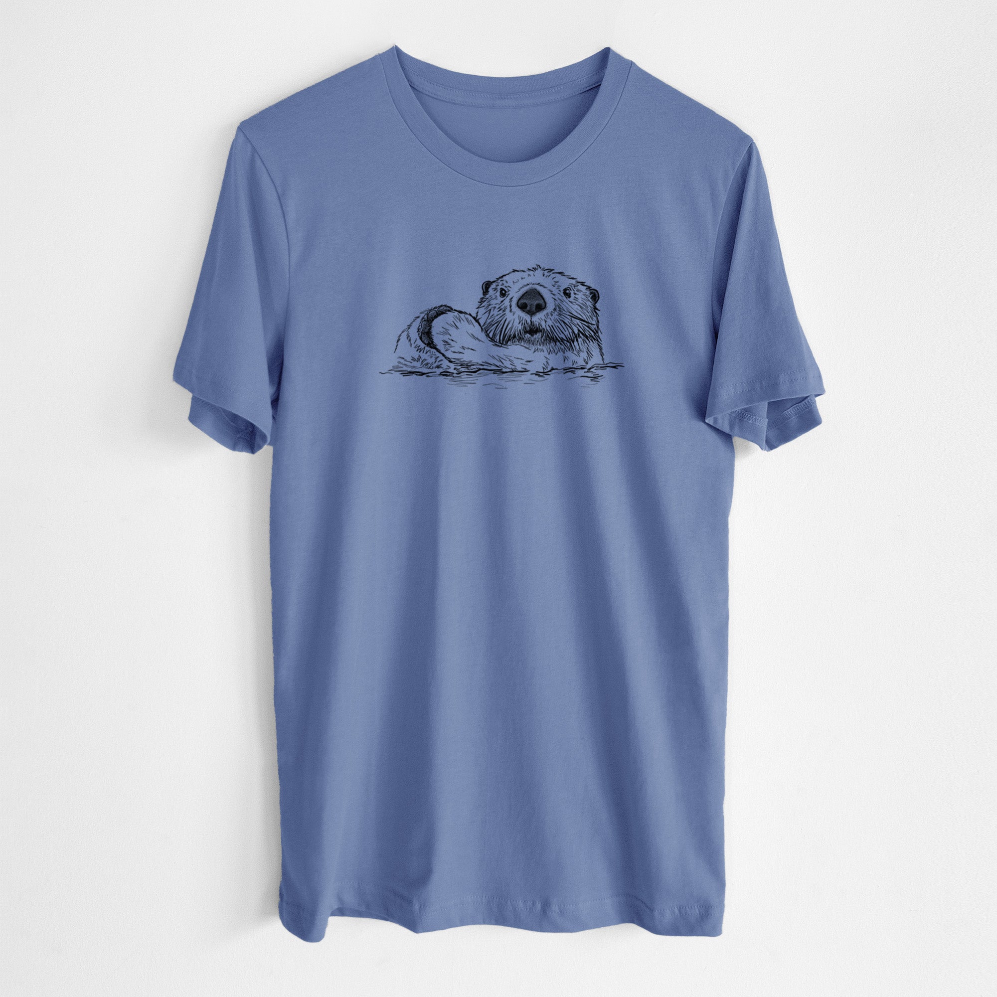 Northern Sea Otter - Enhydra lutris kenyoni - Lightweight 100% Cotton Unisex Crewneck
