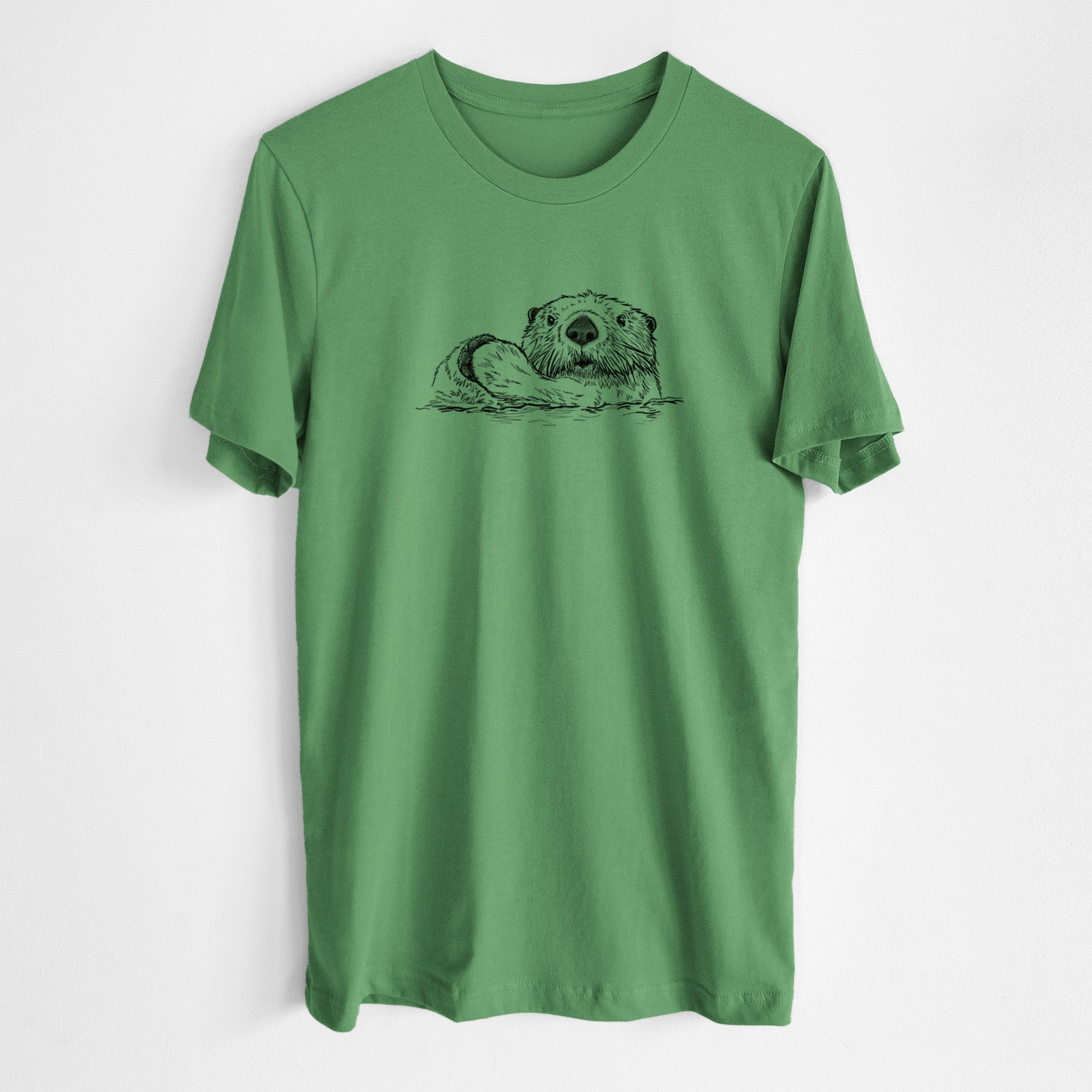 Northern Sea Otter - Enhydra lutris kenyoni - Lightweight 100% Cotton Unisex Crewneck