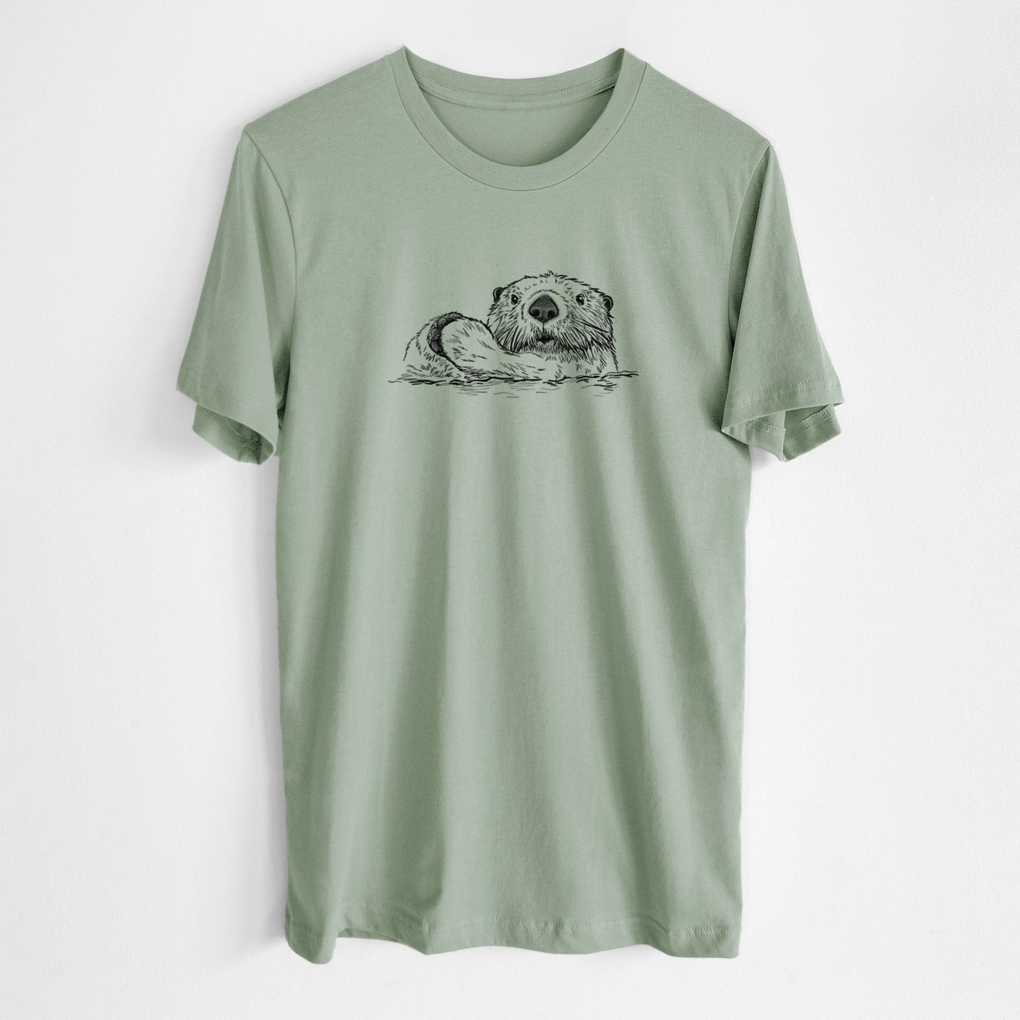 Northern Sea Otter - Enhydra lutris kenyoni - Lightweight 100% Cotton Unisex Crewneck