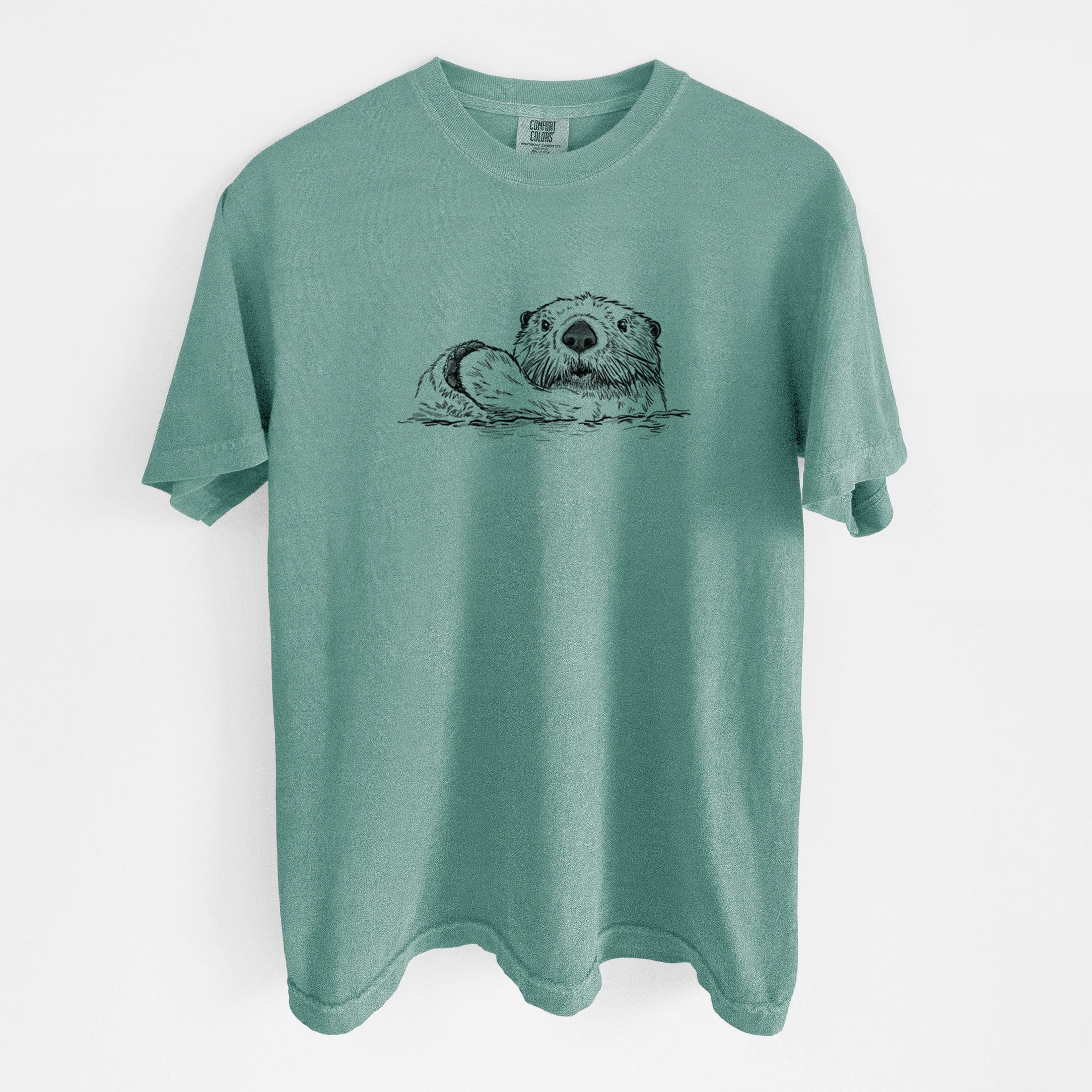 Northern Sea Otter - Enhydra lutris kenyoni - Unisex Comfort Colors Garment-Dyed Heavyweight T-shirt