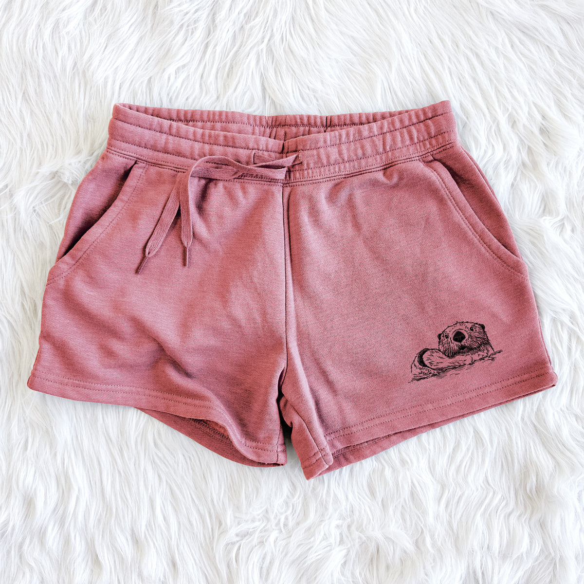 Northern Sea Otter - Enhydra lutris kenyoni - Women&#39;s Cali Wave Shorts