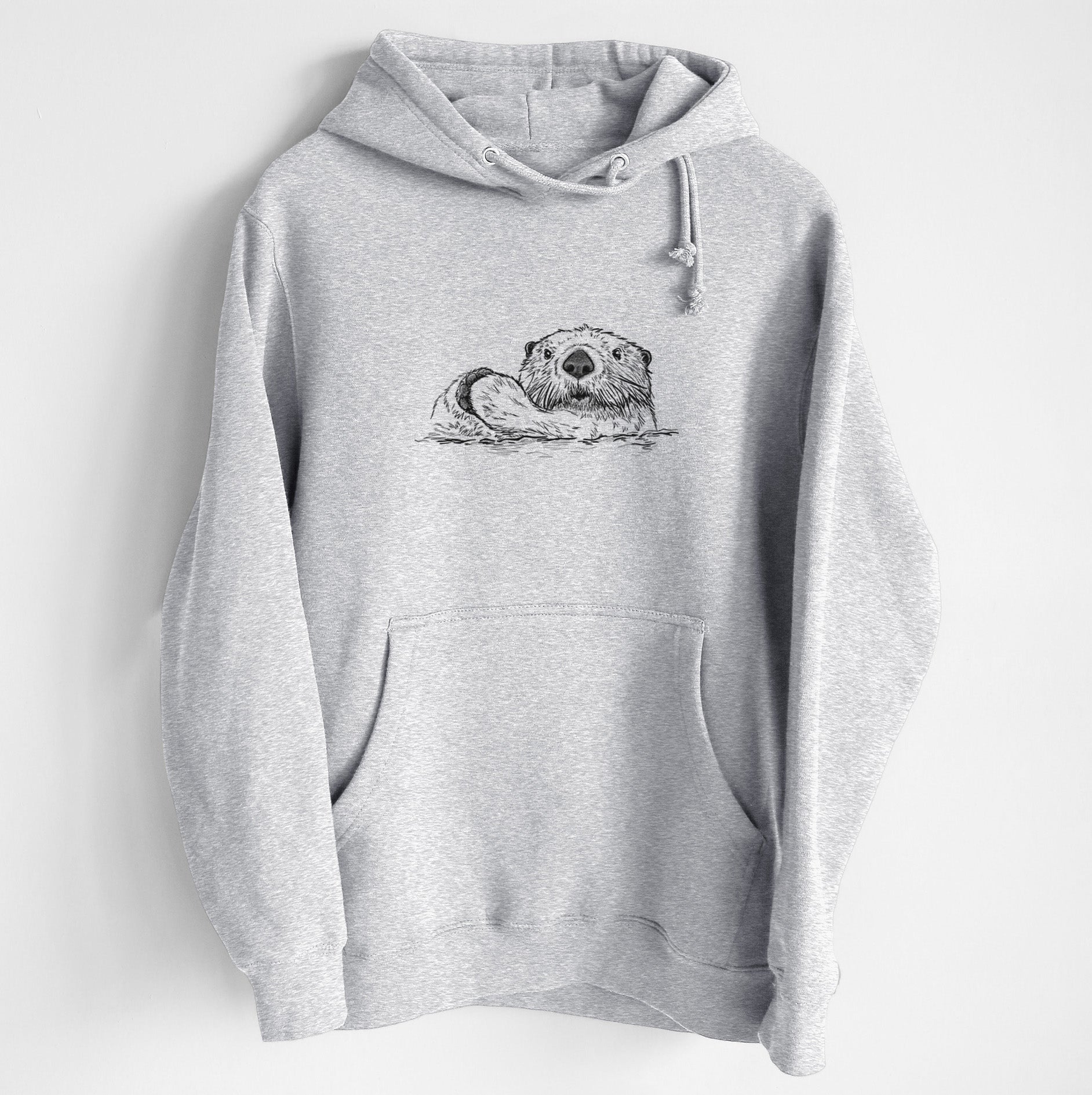 Northern Sea Otter - Enhydra lutris kenyoni - Heavyweight Fleece Hoodie