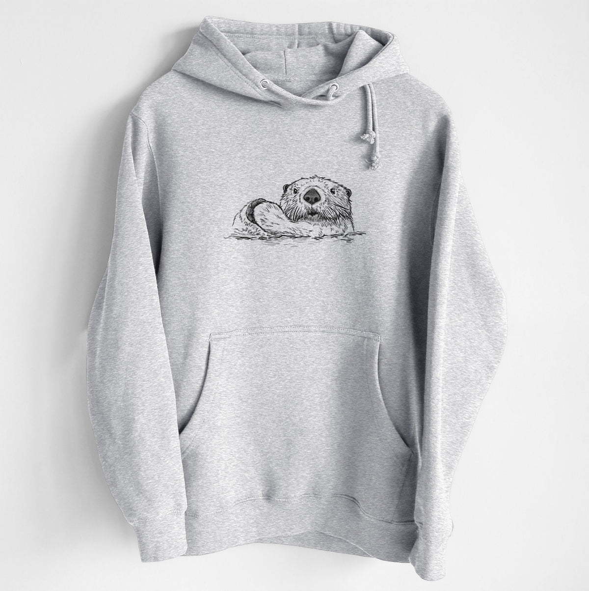 Northern Sea Otter - Enhydra lutris kenyoni - Heavyweight Fleece Hoodie