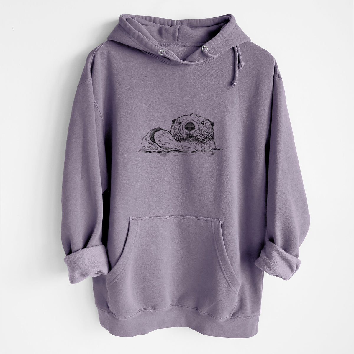 Northern Sea Otter - Enhydra lutris kenyoni - Heavyweight Fleece Hoodie
