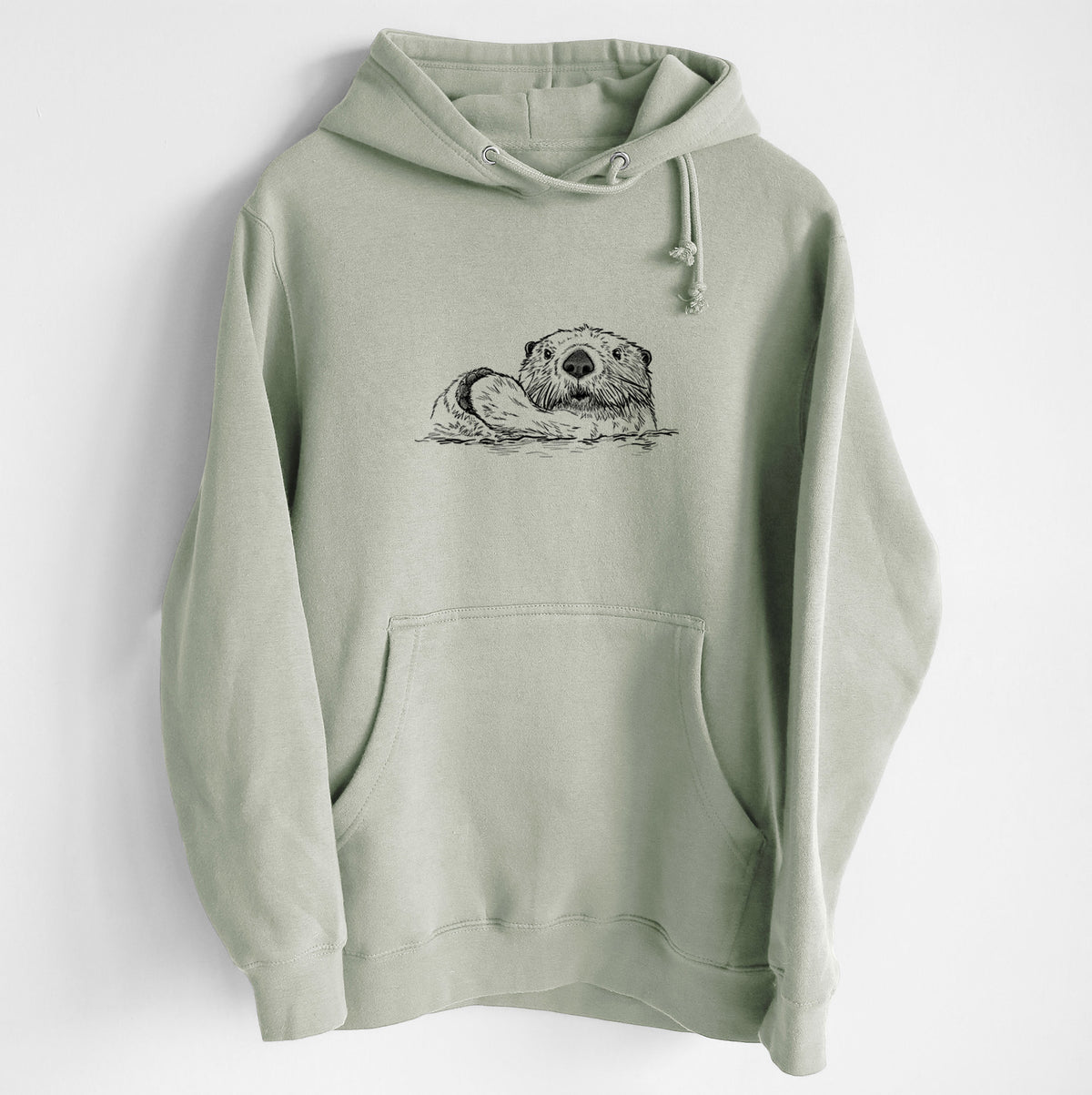Northern Sea Otter - Enhydra lutris kenyoni - Heavyweight Fleece Hoodie