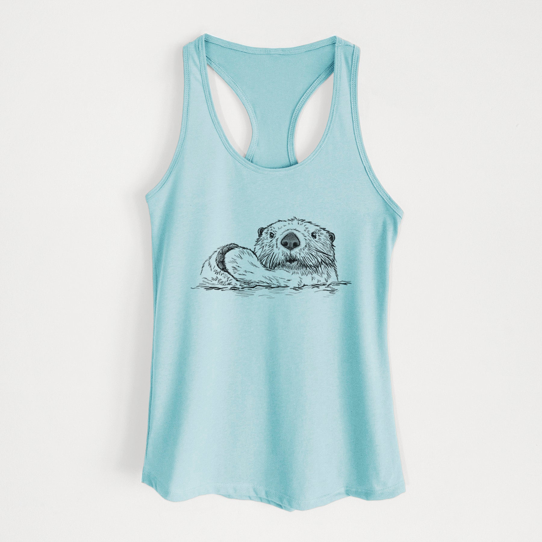 Northern Sea Otter - Enhydra lutris kenyoni - Women's Racerback Tanktop