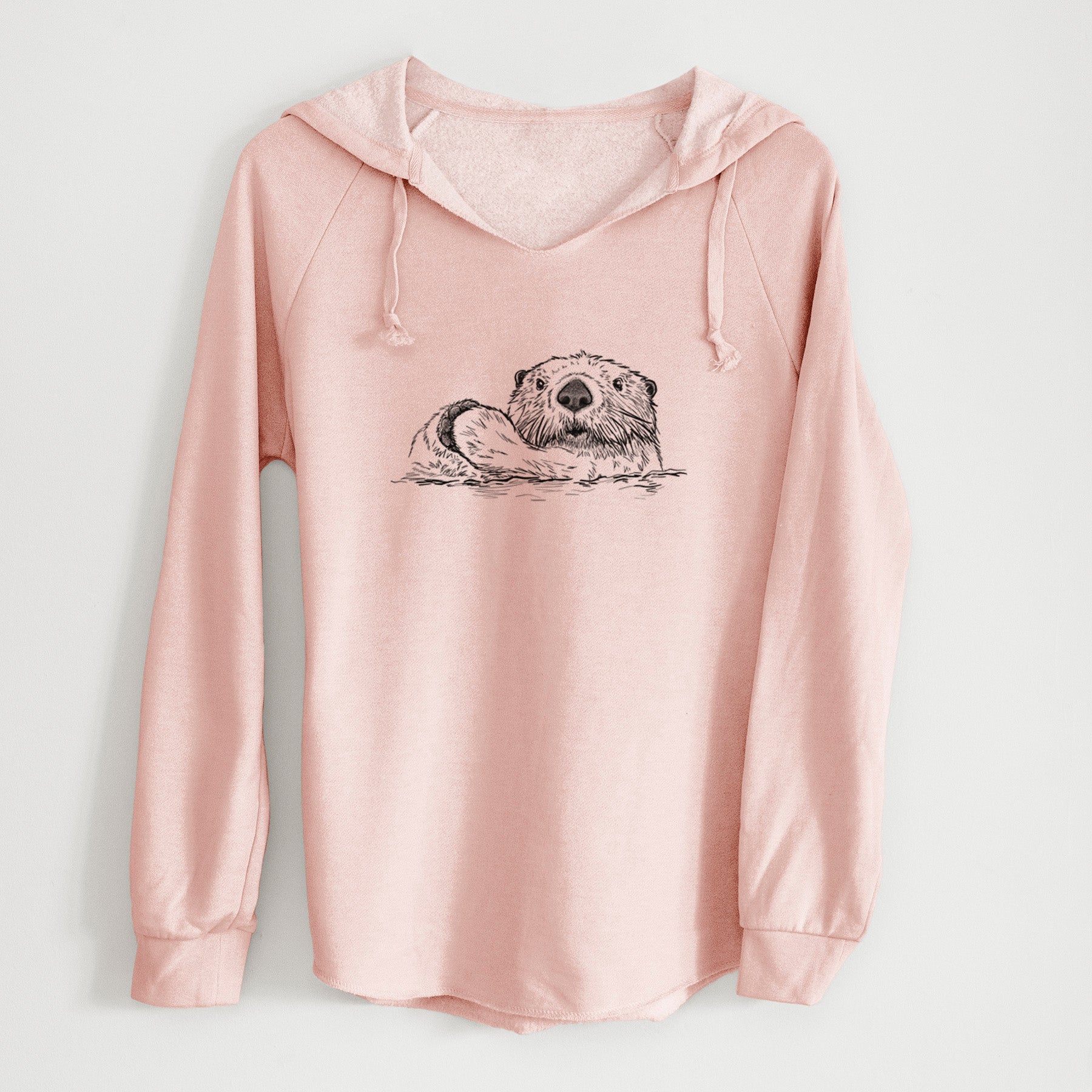Northern Sea Otter - Enhydra lutris kenyoni - Cali Wave Hooded Sweatshirt