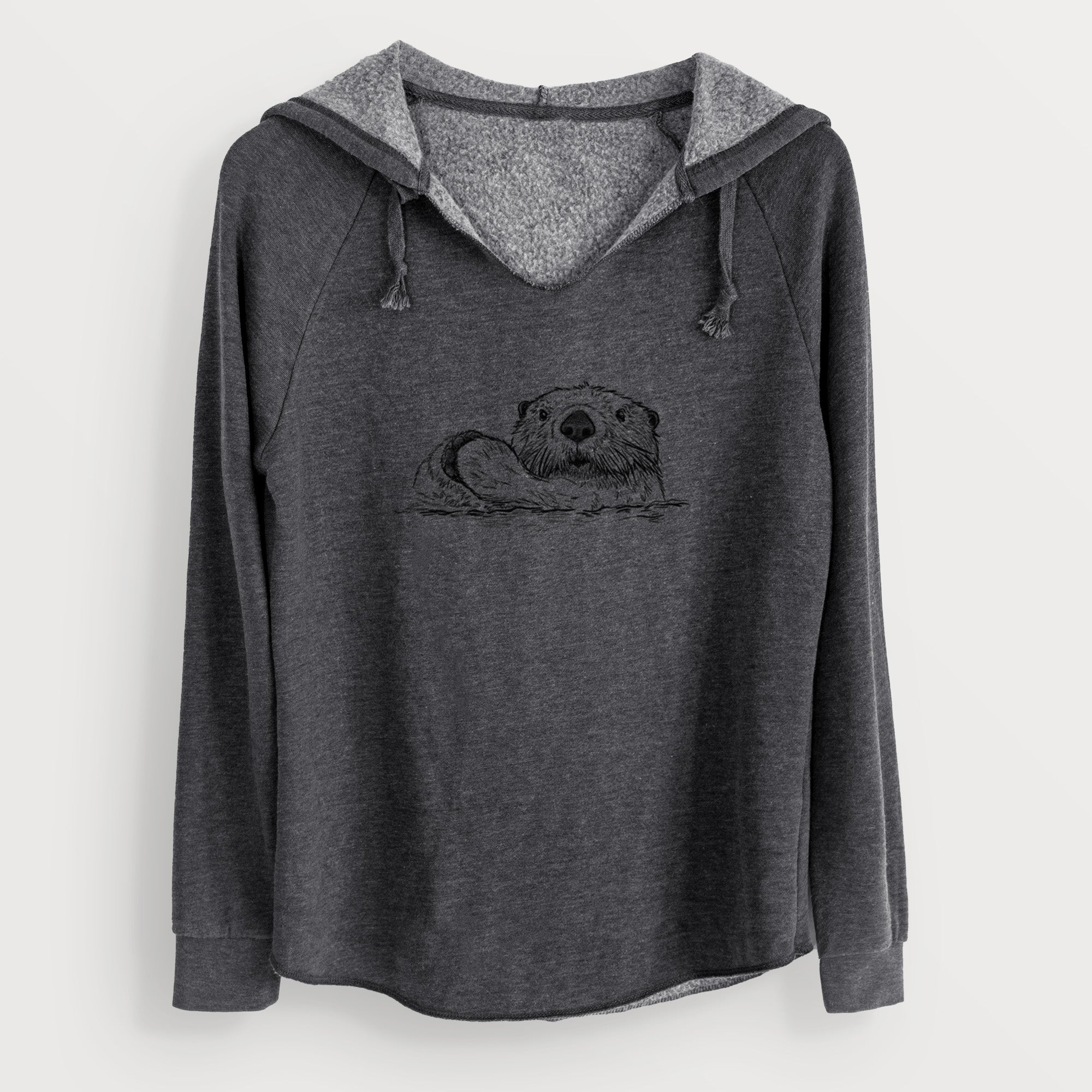 Northern Sea Otter - Enhydra lutris kenyoni - Cali Wave Hooded Sweatshirt