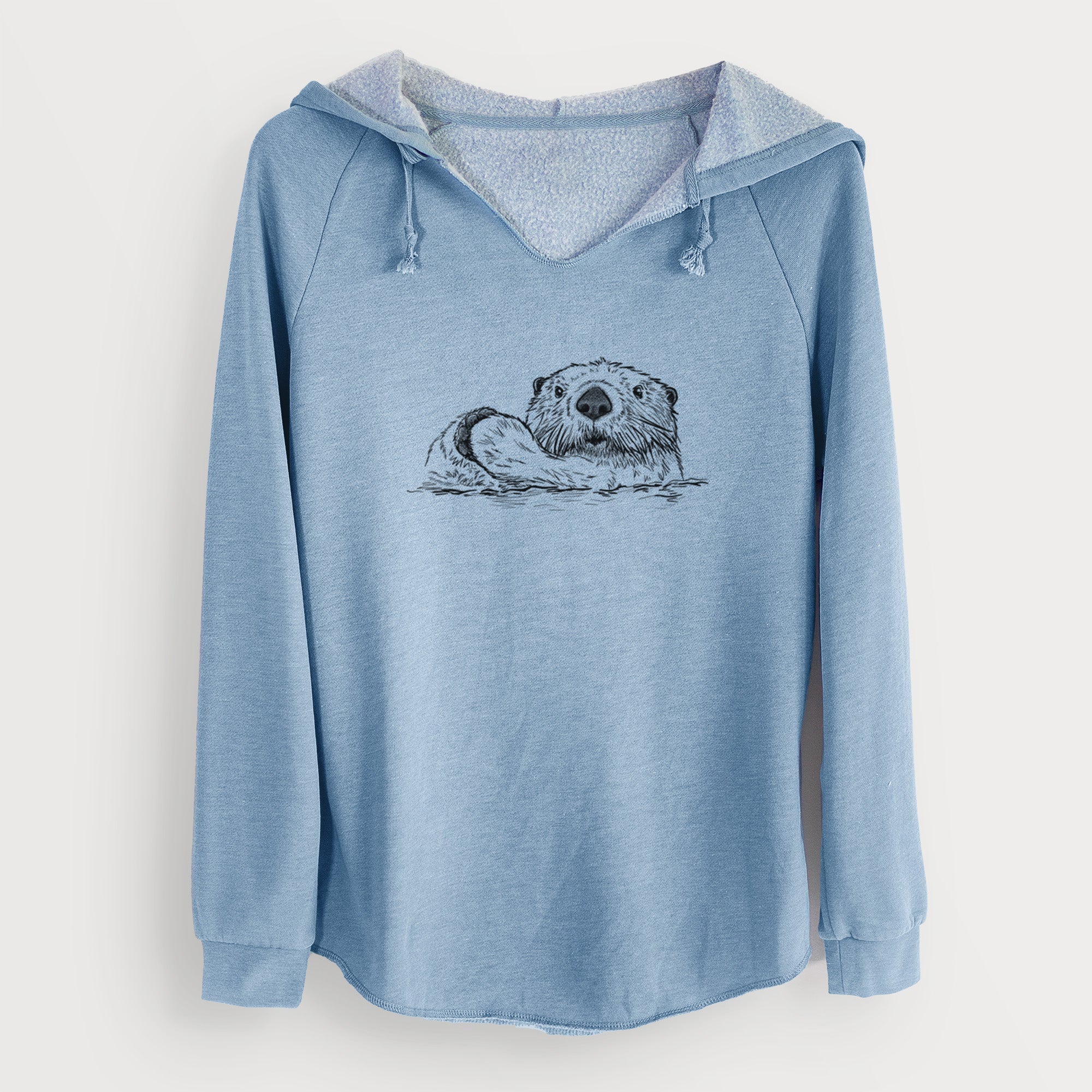 Northern Sea Otter - Enhydra lutris kenyoni - Cali Wave Hooded Sweatshirt