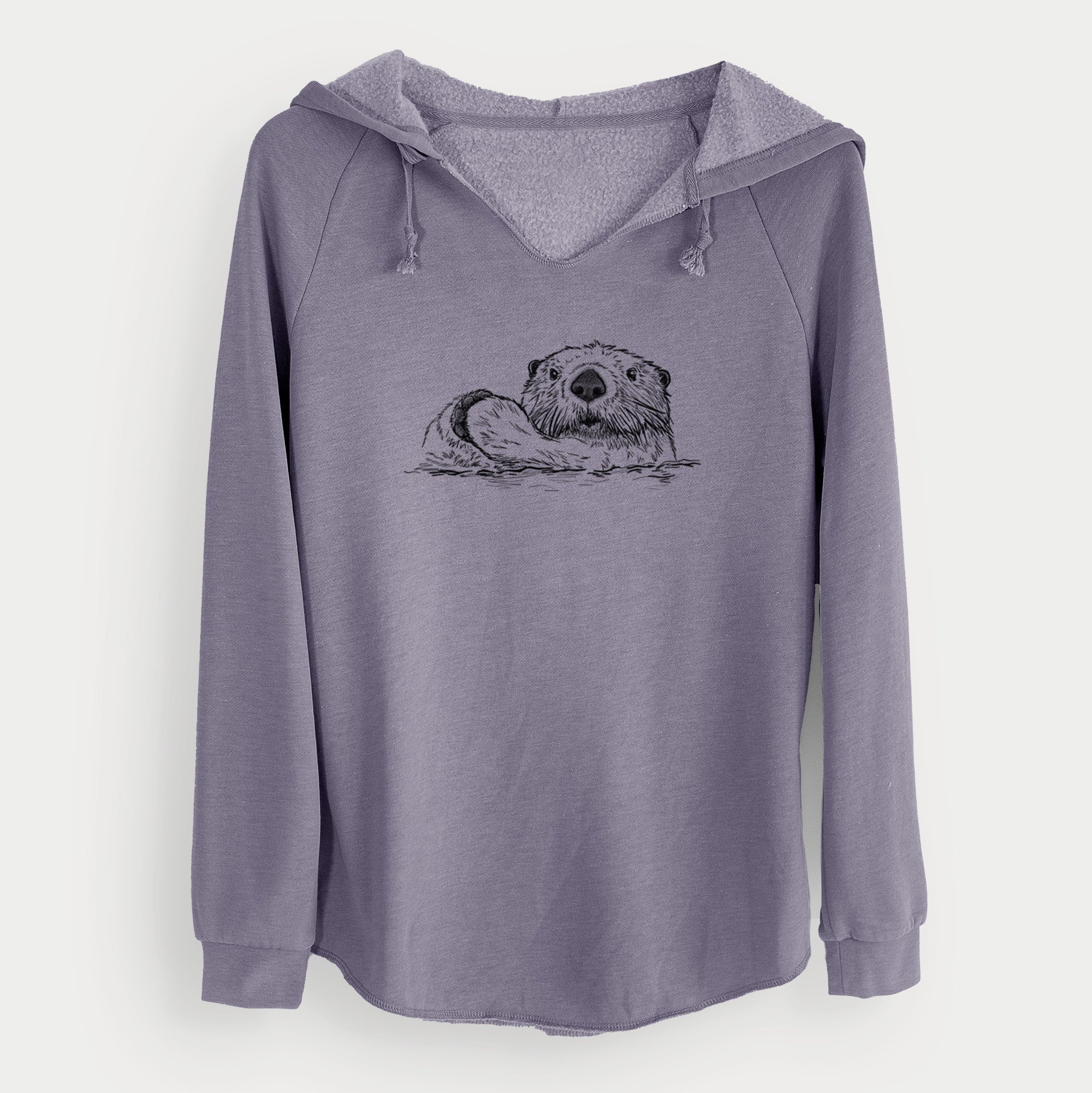 Northern Sea Otter - Enhydra lutris kenyoni - Cali Wave Hooded Sweatshirt