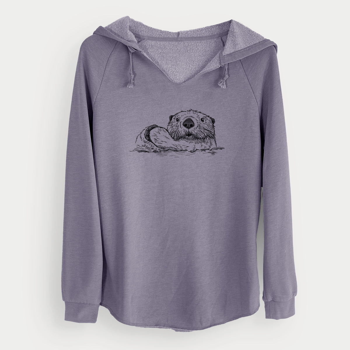Northern Sea Otter - Enhydra lutris kenyoni - Cali Wave Hooded Sweatshirt