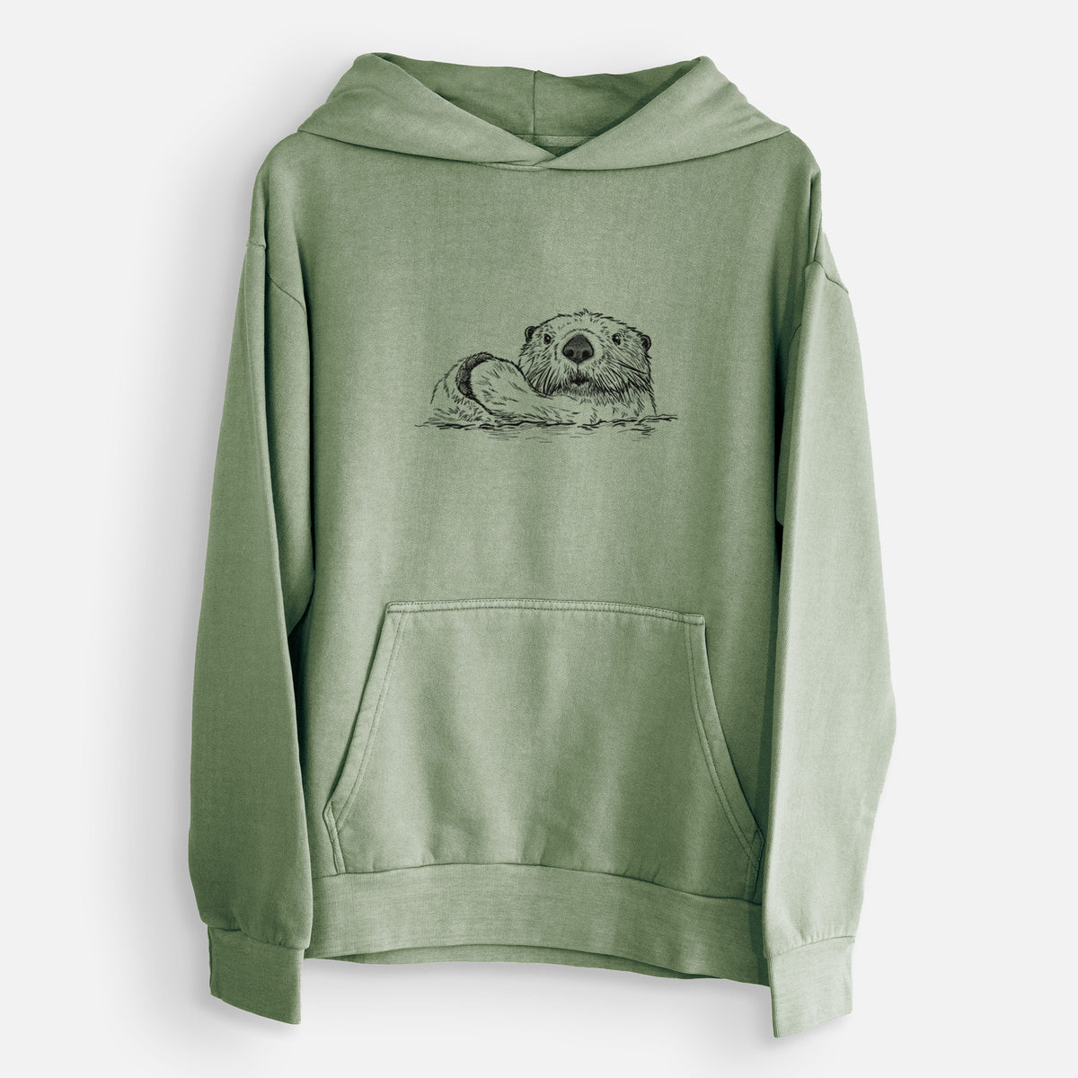 Northern Sea Otter - Enhydra lutris kenyoni  - Urban Heavyweight Hoodie