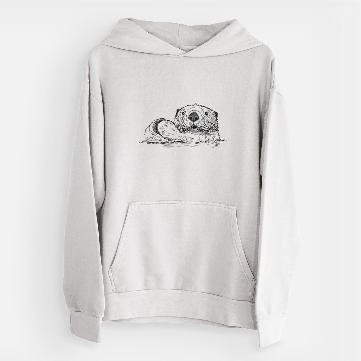 Northern Sea Otter - Enhydra lutris kenyoni  - Urban Heavyweight Hoodie