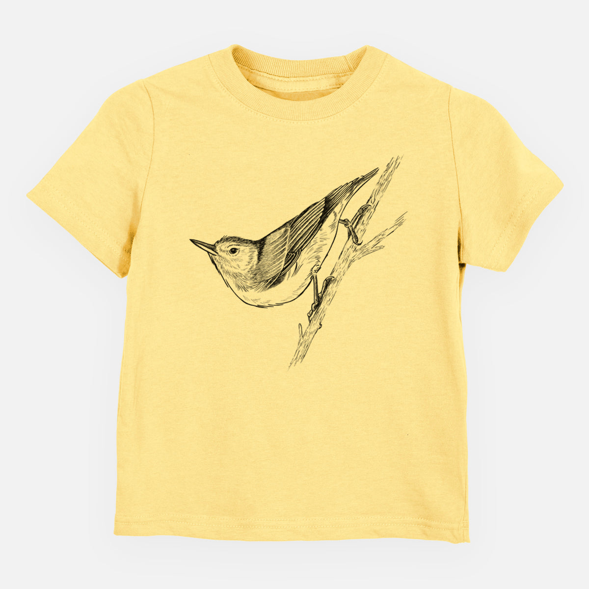 White-breasted Nuthatch - Sitta carolinensis - Toddler/Youth Shirt