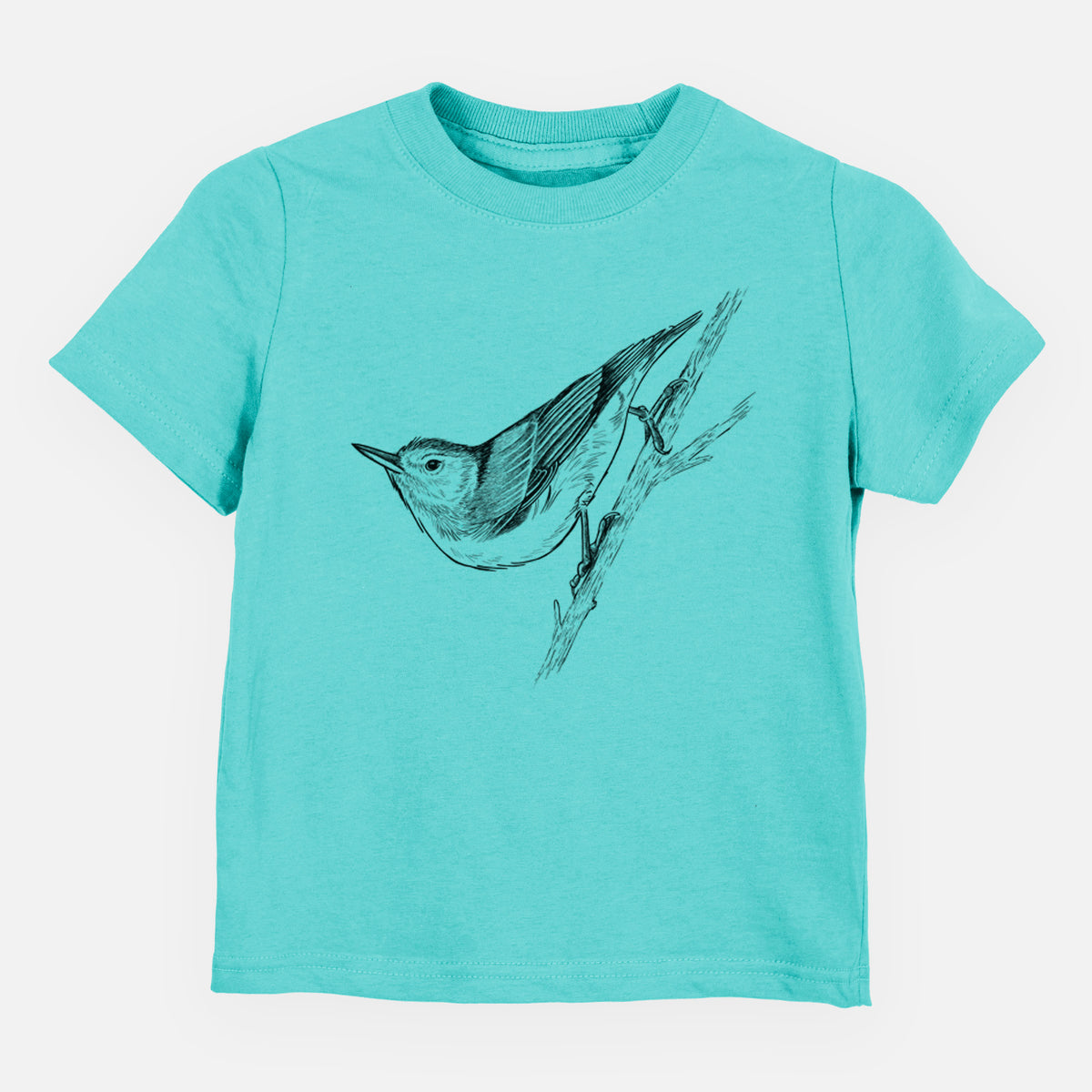 White-breasted Nuthatch - Sitta carolinensis - Toddler/Youth Shirt