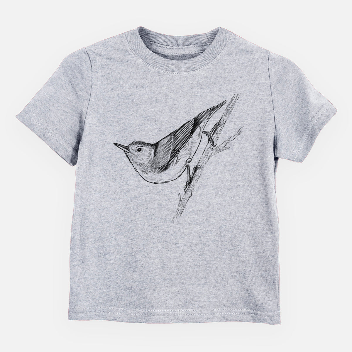 White-breasted Nuthatch - Sitta carolinensis - Toddler/Youth Shirt