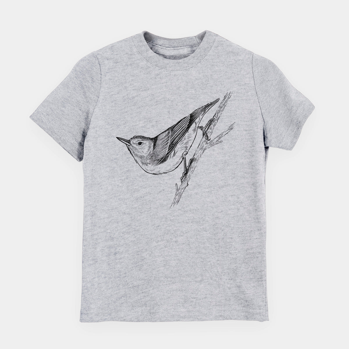 White-breasted Nuthatch - Sitta carolinensis - Toddler/Youth Shirt