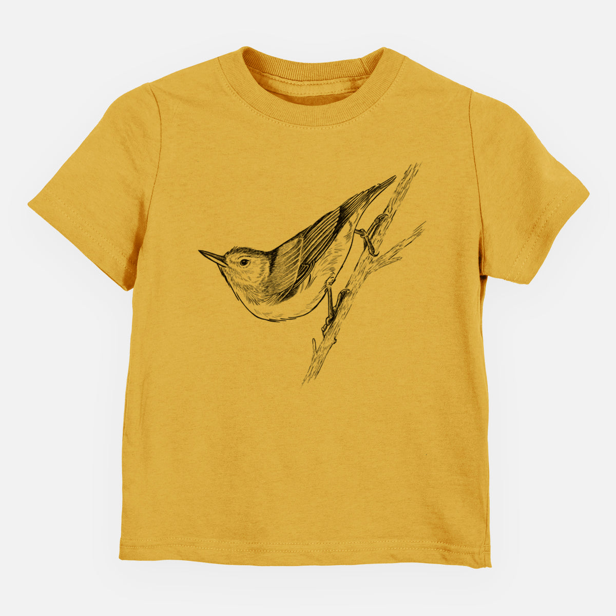 White-breasted Nuthatch - Sitta carolinensis - Toddler/Youth Shirt