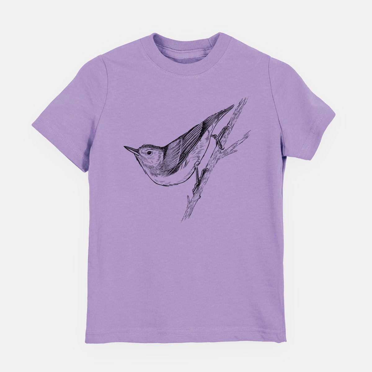 White-breasted Nuthatch - Sitta carolinensis - Toddler/Youth Shirt