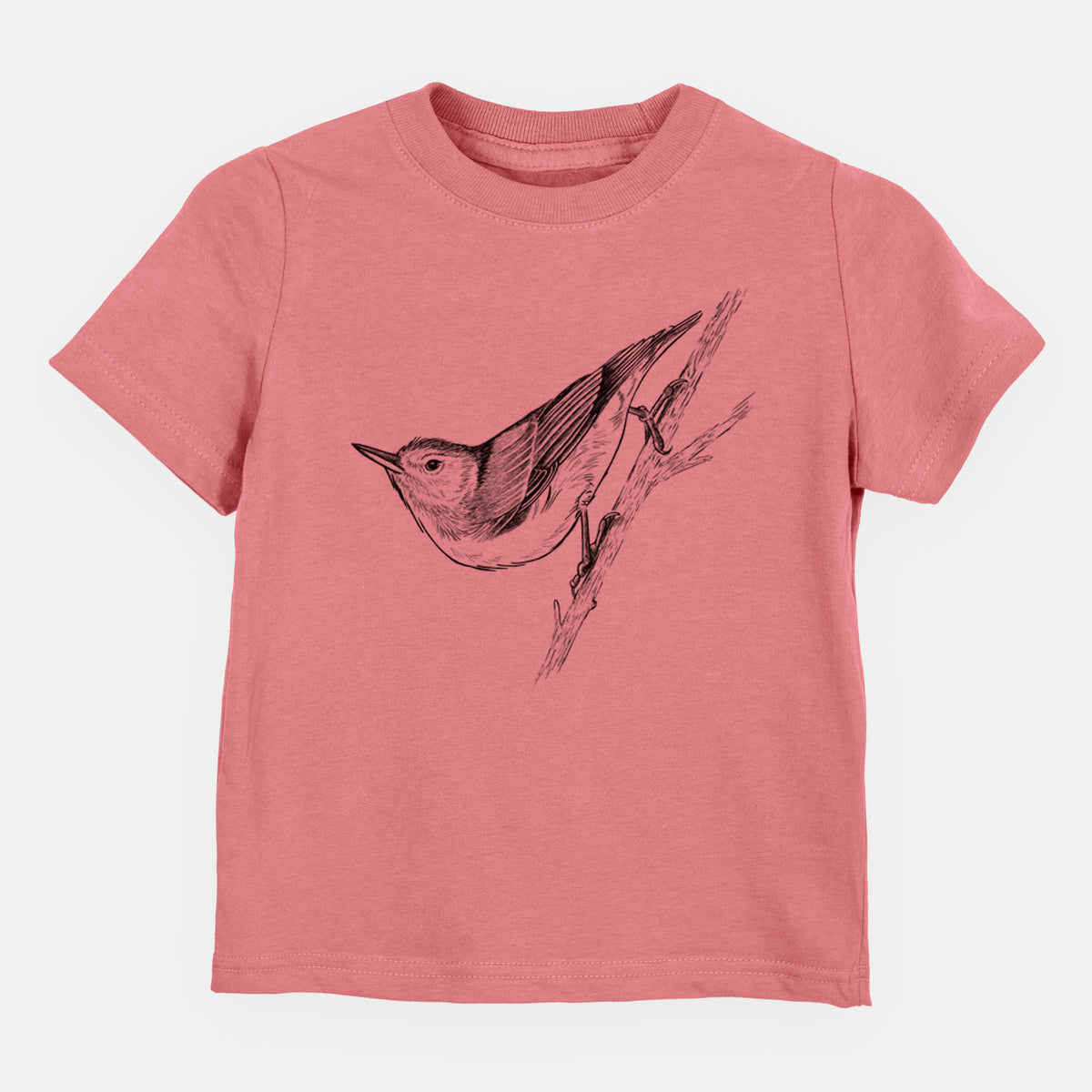 White-breasted Nuthatch - Sitta carolinensis - Toddler/Youth Shirt