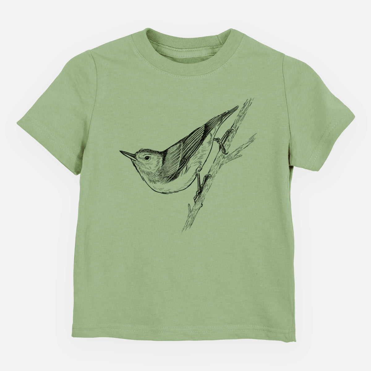 White-breasted Nuthatch - Sitta carolinensis - Toddler/Youth Shirt