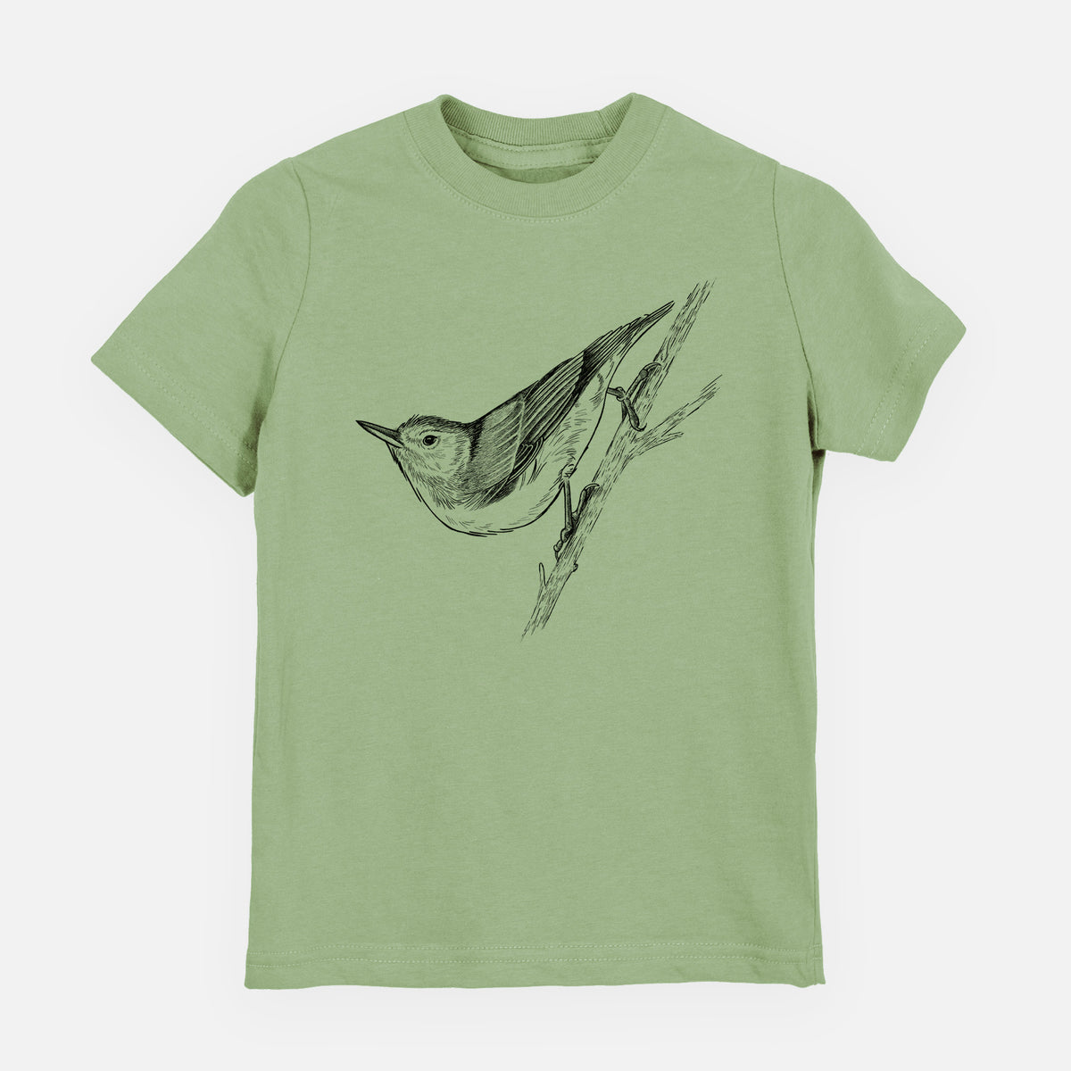 White-breasted Nuthatch - Sitta carolinensis - Toddler/Youth Shirt