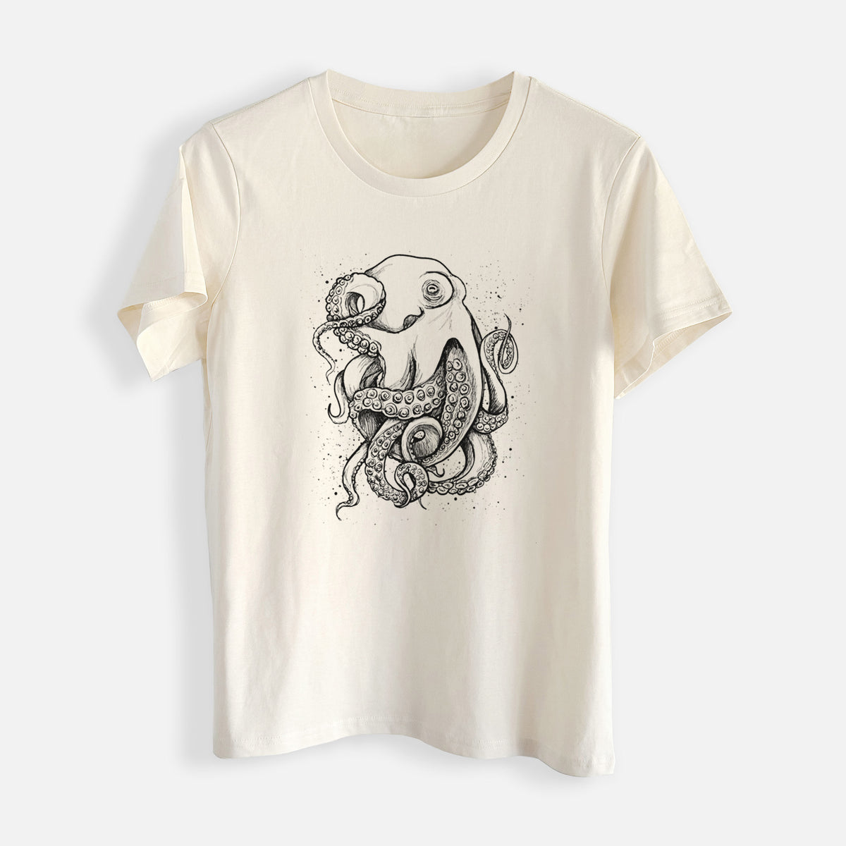 Octopus Vulgaris - Common Octopus - Womens Everyday Maple Tee