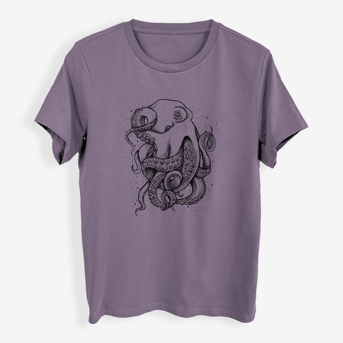 Octopus Vulgaris - Common Octopus - Womens Everyday Maple Tee