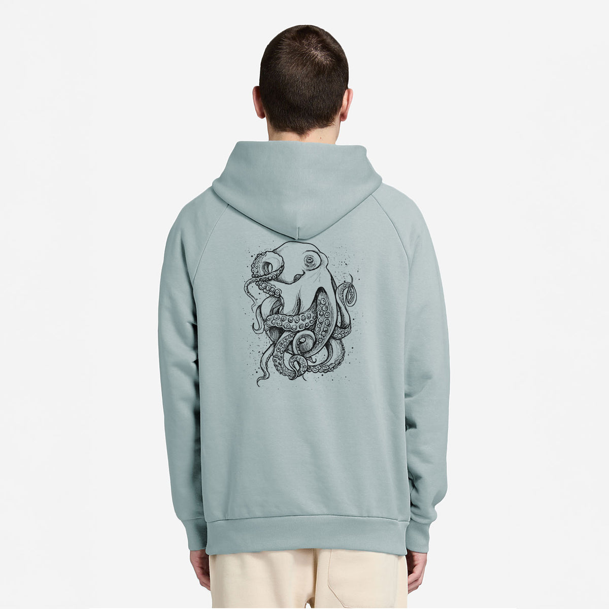 Octopus Vulgaris - Common Octopus - UltraLuxe Heavyweight French Terry Hoodie