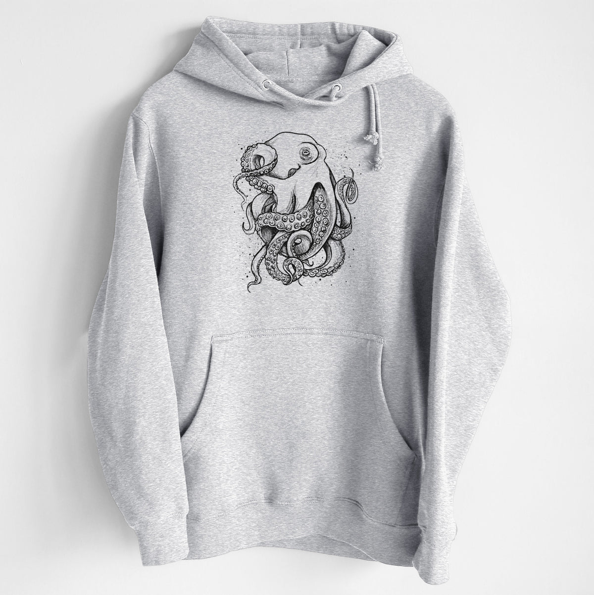 Octopus Vulgaris - Common Octopus - Heavyweight Fleece Hoodie