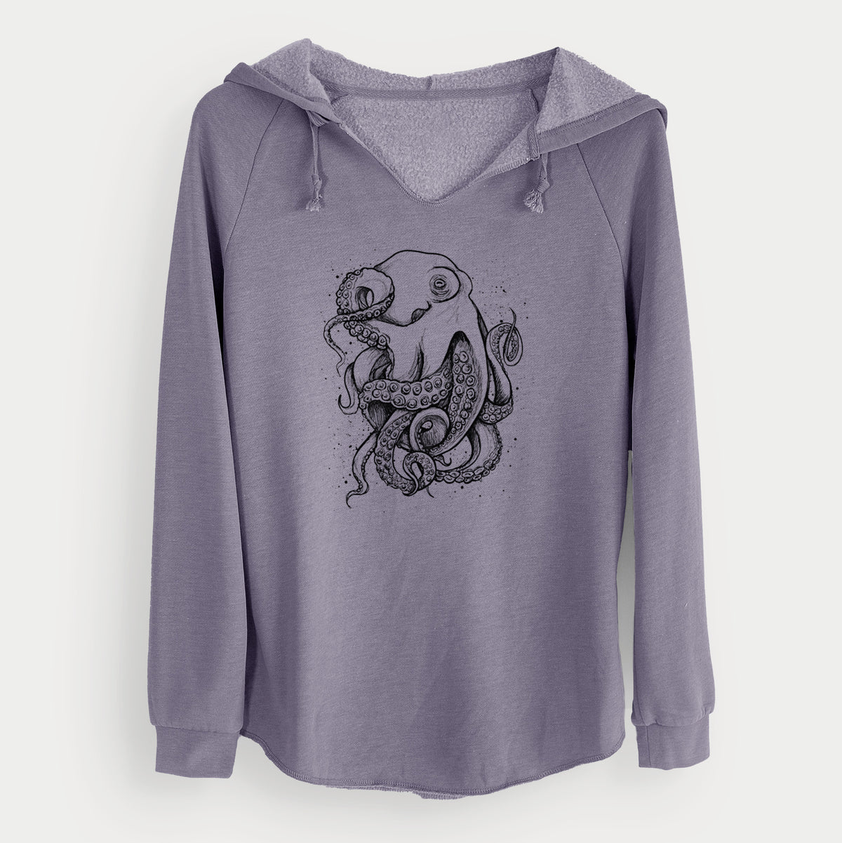 Octopus Vulgaris - Common Octopus - Cali Wave Hooded Sweatshirt