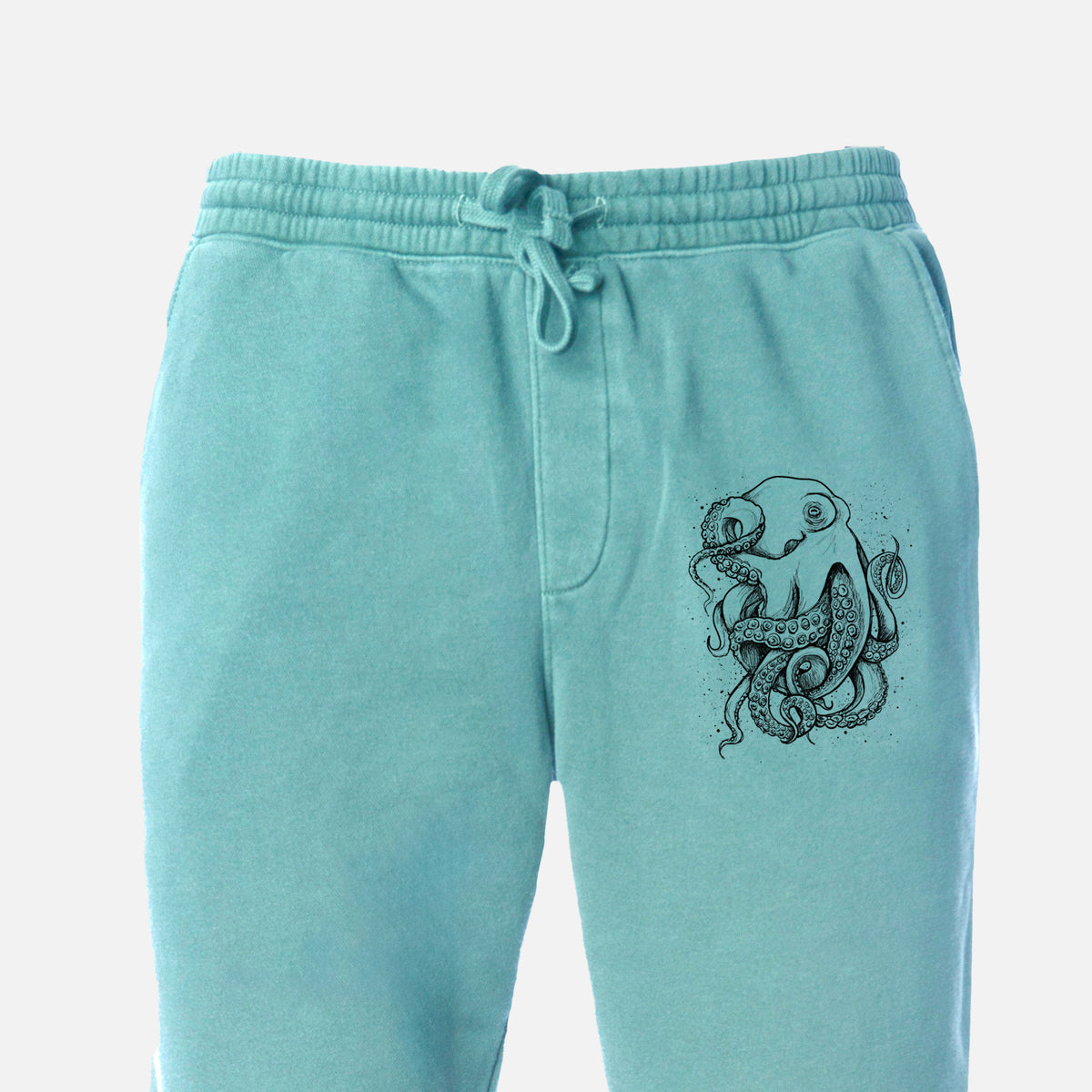 Octopus Vulgaris - Common Octopus - Unisex Pigment Dyed Sweatpants