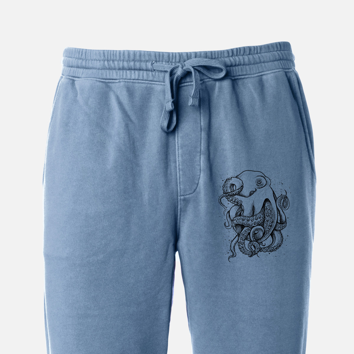 Octopus Vulgaris - Common Octopus - Unisex Pigment Dyed Sweatpants