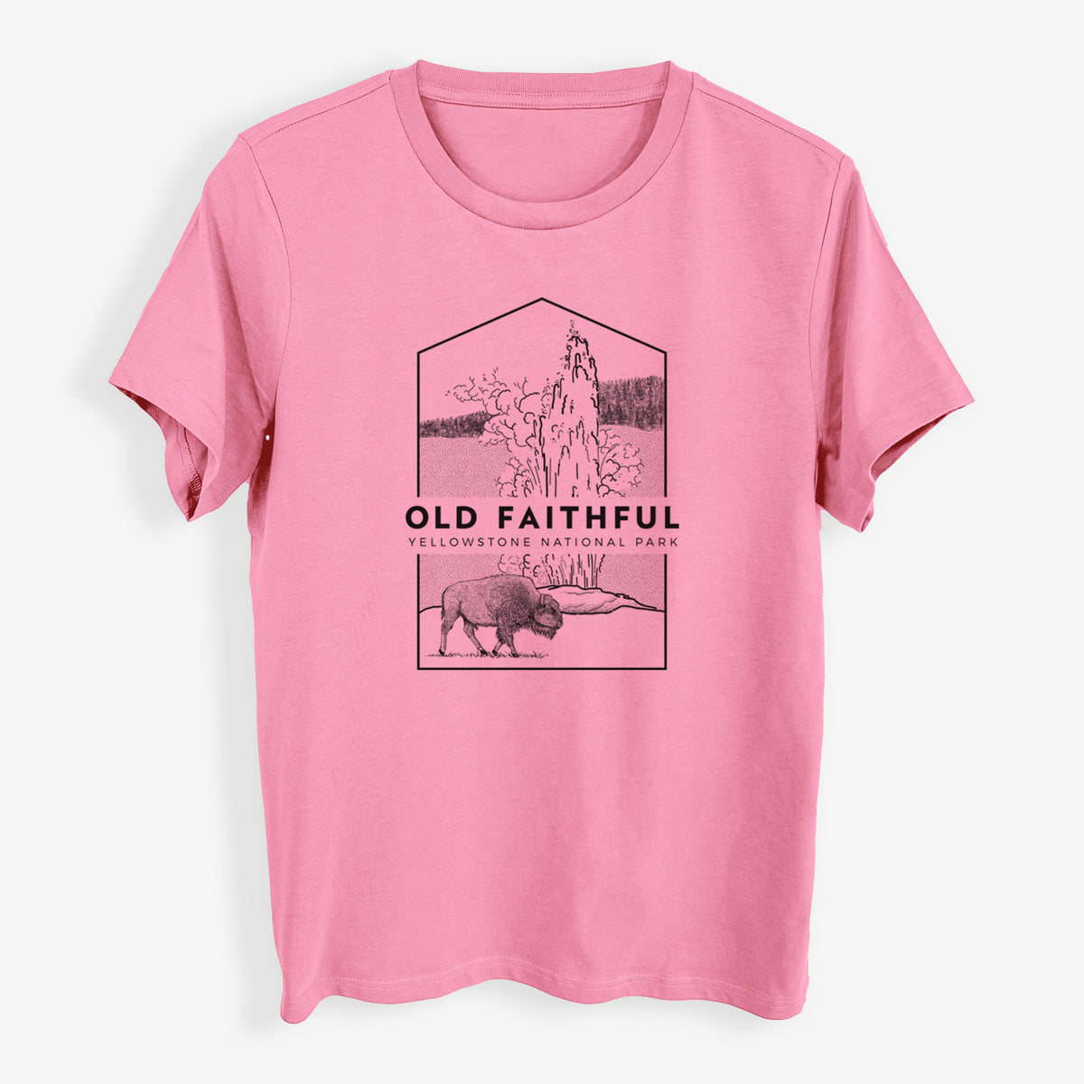 Old Faithful - Yellowstone National Park - Womens Everyday Maple Tee