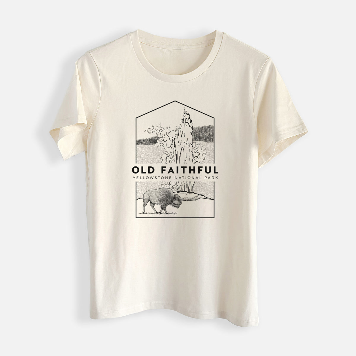 Old Faithful - Yellowstone National Park - Womens Everyday Maple Tee