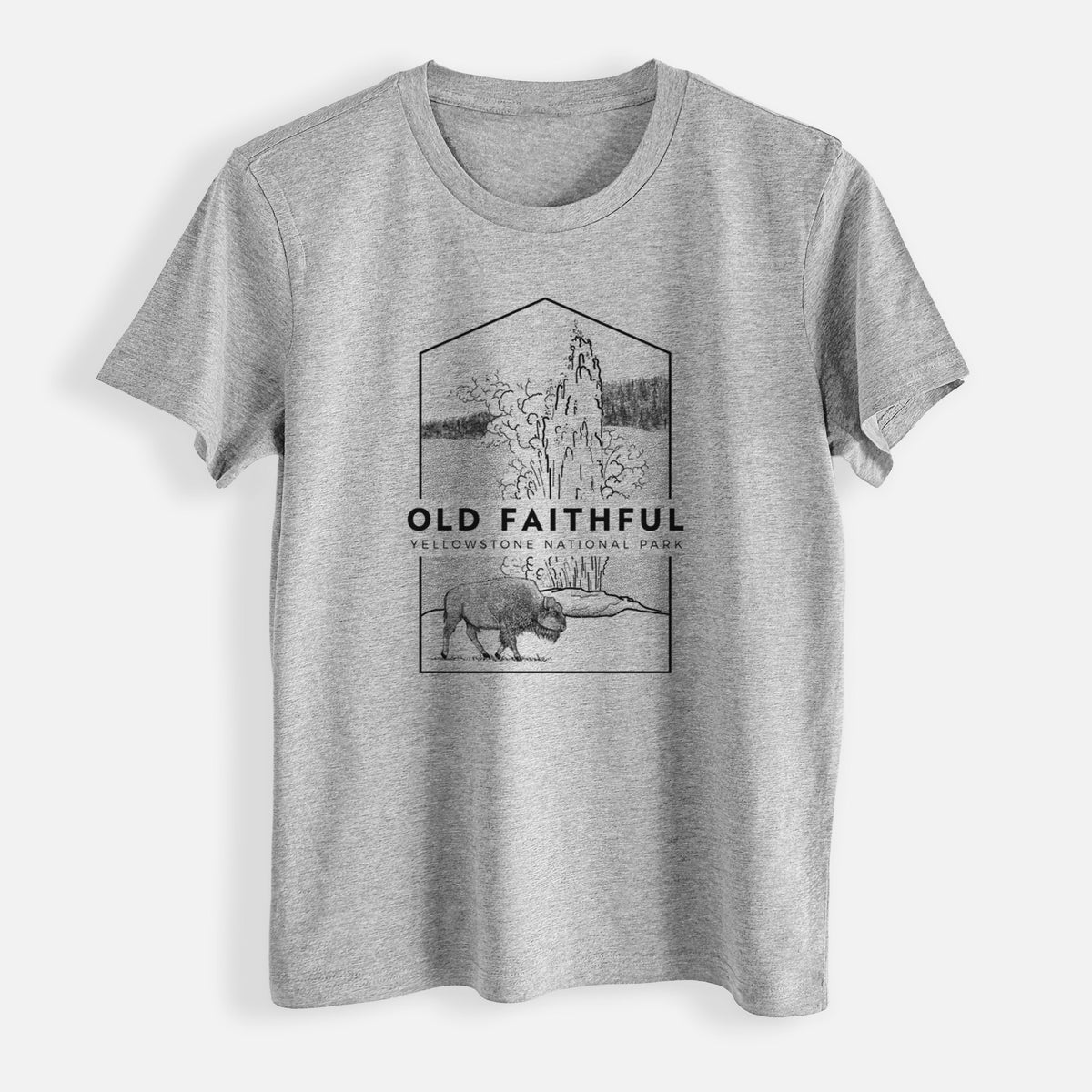 Old Faithful - Yellowstone National Park - Womens Everyday Maple Tee