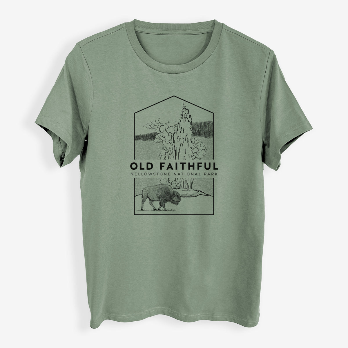 Old Faithful - Yellowstone National Park - Womens Everyday Maple Tee